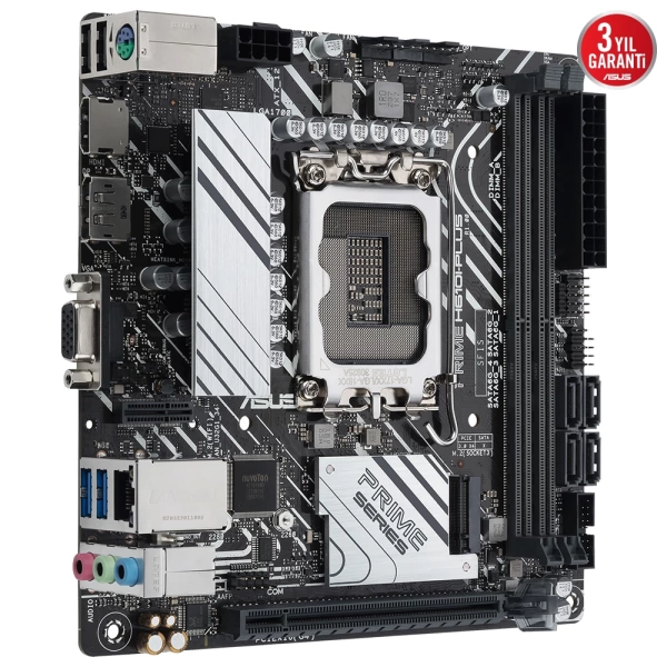 Asus Prime H610I-PLUS-CSM DDR5 5600mhz(OC) M.2 1700p Mini-ITX Anakart