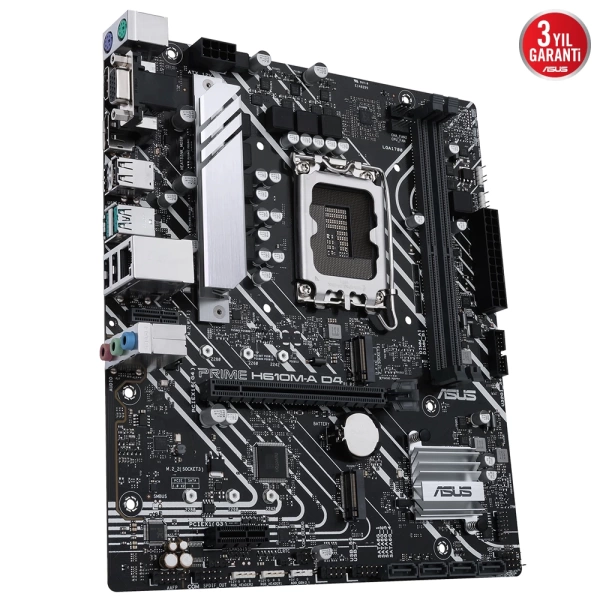 Asus Prime H610M-A DDR4 3200MHz (OC) M.2 1700p mATX Anakart