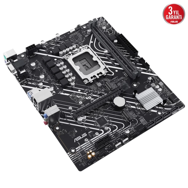 Asus Prime H610M-E-CSM DDR5 5600MHz (OC) RGB M.2 1700p mATX Anakart