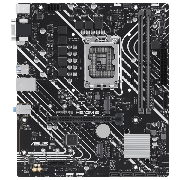 Asus Prime H610M-E-CSM DDR5 5600MHz (OC) RGB M.2 1700p mATX Anakart