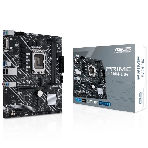 Asus Prime H610M-E D4 DDR4 3200MHz (OC) M.2 1700p mATX Anakart