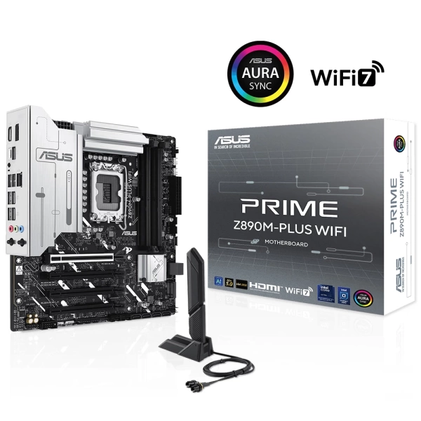 Asus PRIME Z890M-PLUS WIFI 7600mhz(OC) RGB M.2 1851p mATX Anakart