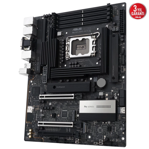 Asus Pro WS Z890-ACE SE DDR5 9066MHz (OC) M.2 1851p ATX Anakart