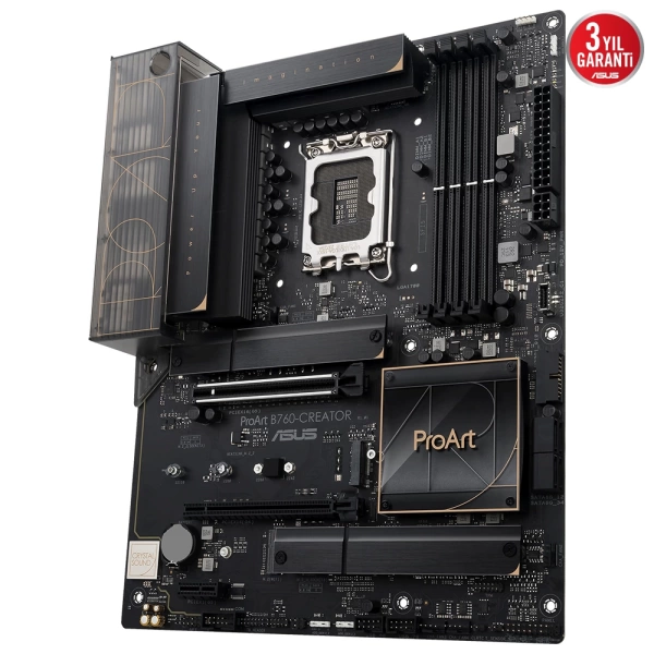 Asus ProArt B760-CREATOR DDR5 7800MHz (OC) RGB M.2 LGA1700 ATX Anakart