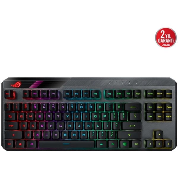 Asus ROG Claymore II ROG RX Red Optical Switch Türkçe RGB Mekanik Kablosuz Gaming Klavye