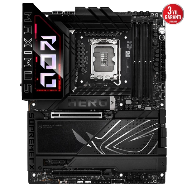 Asus ROG MAXIMUS Z890 HERO WiFi 8800mhz(OC) RGB M.2 1851p ATX Anakart