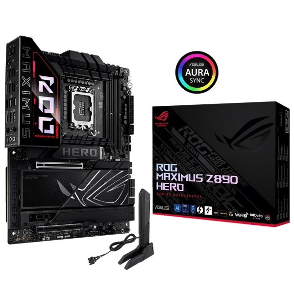 Asus ROG MAXIMUS Z890 HERO WiFi 8800mhz(OC) RGB M.2 1851p ATX Anakart