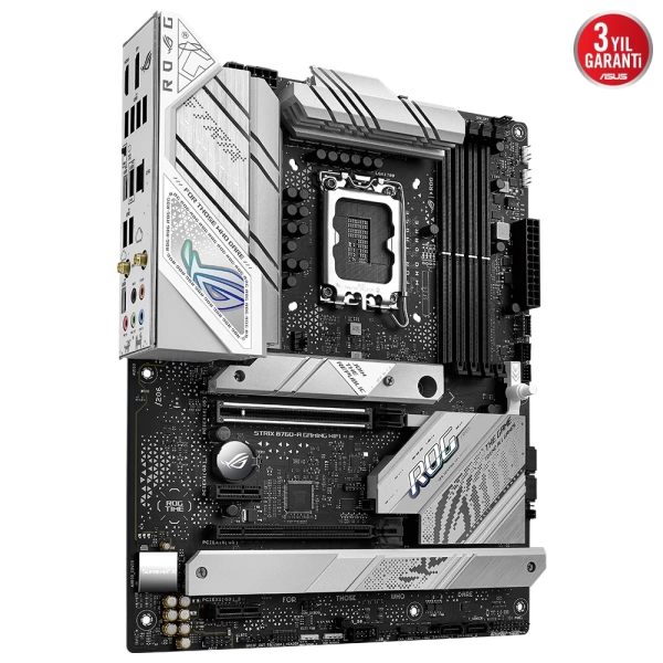 Asus ROG Strix B760-A GAMING WIFI DDR5 7800MHz (OC) RGB M.2 1700p ATX Anakart