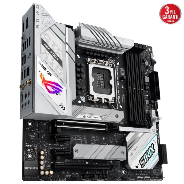 Asus ROG Strix B760-G Gaming WIFI DDR4 5333MHz (OC) RGB M.2 1700p mATX Anakart