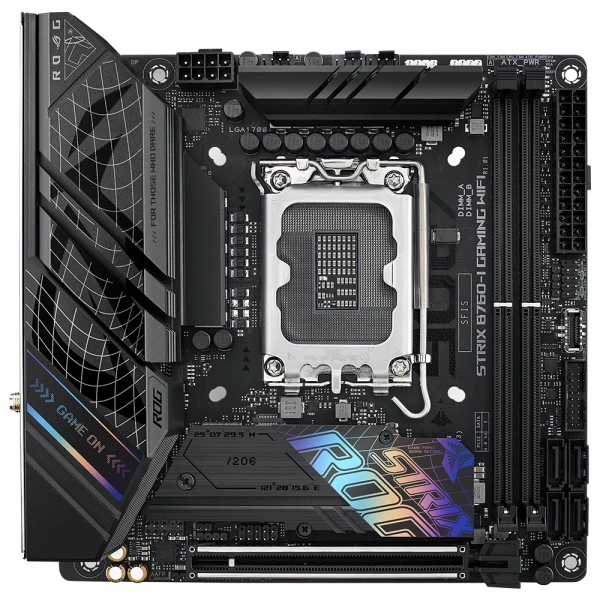 Asus ROG Strix B760-I Gaming WIFI DDR5 7600MHz (OC) RGB M.2 1700p Mini-ITX Anakart