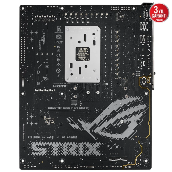 Asus ROG Strix B850-F Gaming WIFI DDR5 8000Mhz (OC) M.2 AM5 ATX Anakart