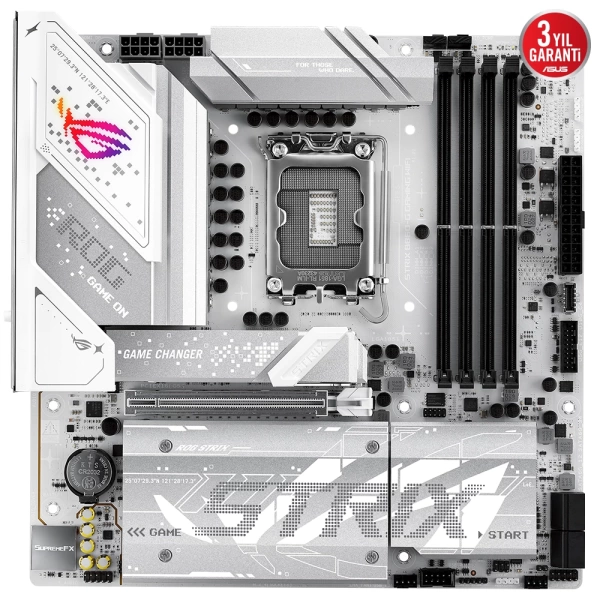 Asus ROG Strix B860-G Gaming WIFI DDR5 9066Mhz (OC) M.2 1851p mATX Anakart