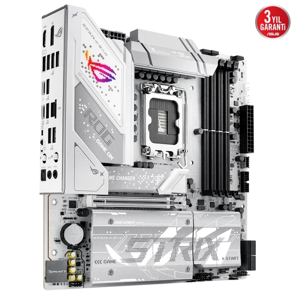 Asus ROG Strix B860-G Gaming WIFI DDR5 9066Mhz (OC) M.2 1851p mATX Anakart