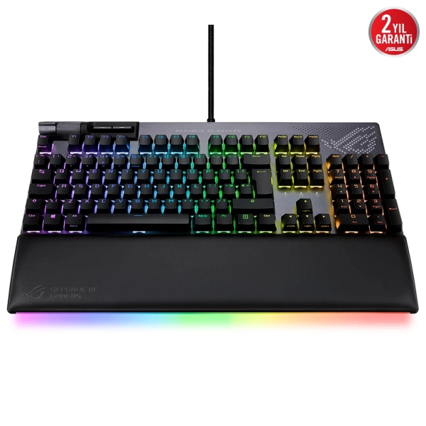 Asus ROG Strix Flare II Red Animate Hot Swappable Mekanik Gaming Klavye