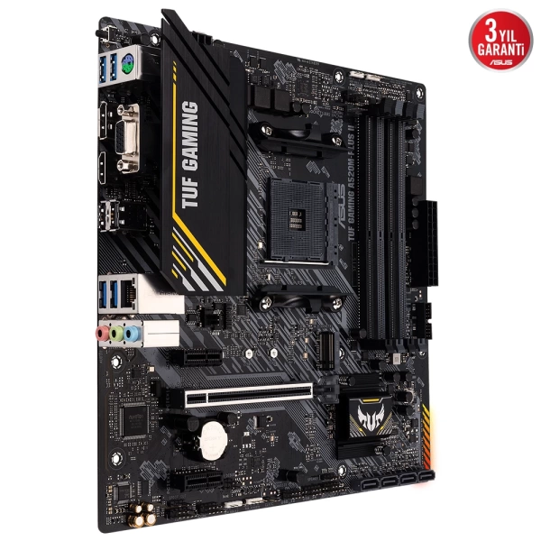 Asus TUF Gaming A520M-PLUS II DDR4 4800MHz (OC) RGB M.2 AM4 mATX Anakart