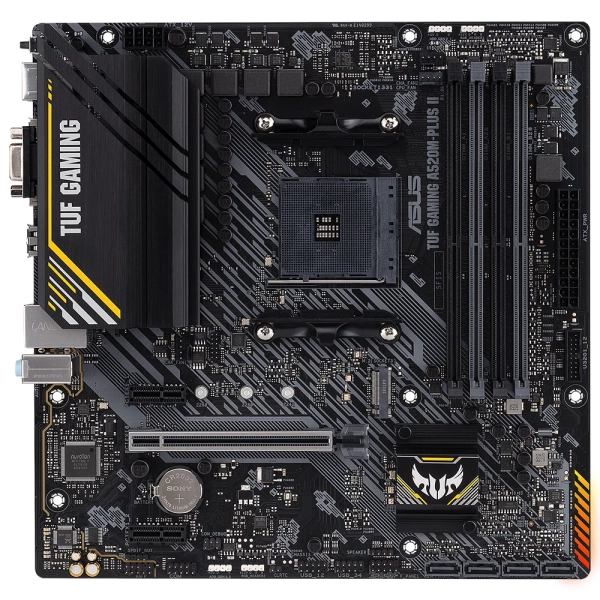 Asus TUF Gaming A520M-PLUS II DDR4 4800MHz (OC) RGB M.2 AM4 mATX Anakart
