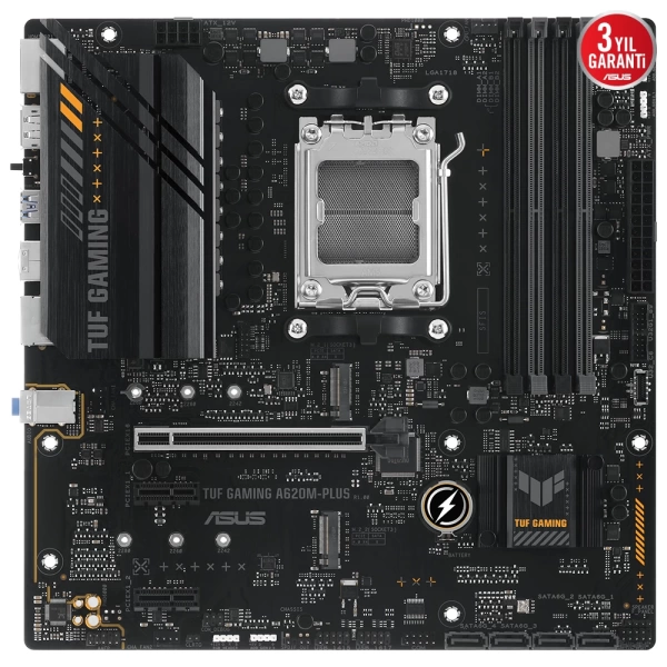 Asus TUF Gaming A520M-PLUS WIFI DDR4 4800MHz (OC) RGB M.2 AM4 mATX Anakart