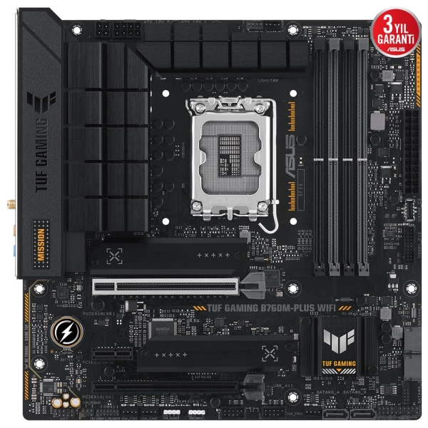 Asus TUF Gaming B760-PLUS WIFI DDR4 5333MHz (OC) RGB M.2 1700p ATX Anakart