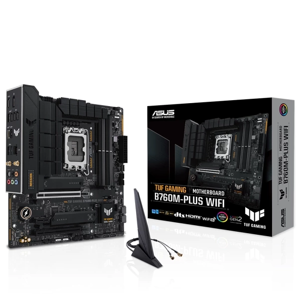Asus TUF Gaming B760-PLUS WIFI DDR4 5333MHz (OC) RGB M.2 1700p ATX Anakart
