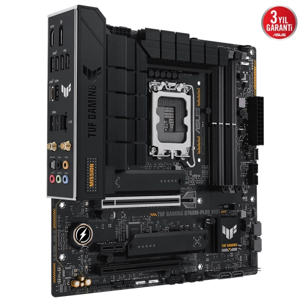 Asus TUF Gaming B760-PLUS WIFI DDR5 7200MHz (OC) RGB M.2 1700p ATX Anakart