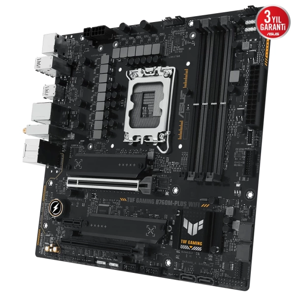 Asus TUF Gaming B760-PLUS WIFI DDR5 7200MHz (OC) RGB M.2 1700p ATX Anakart