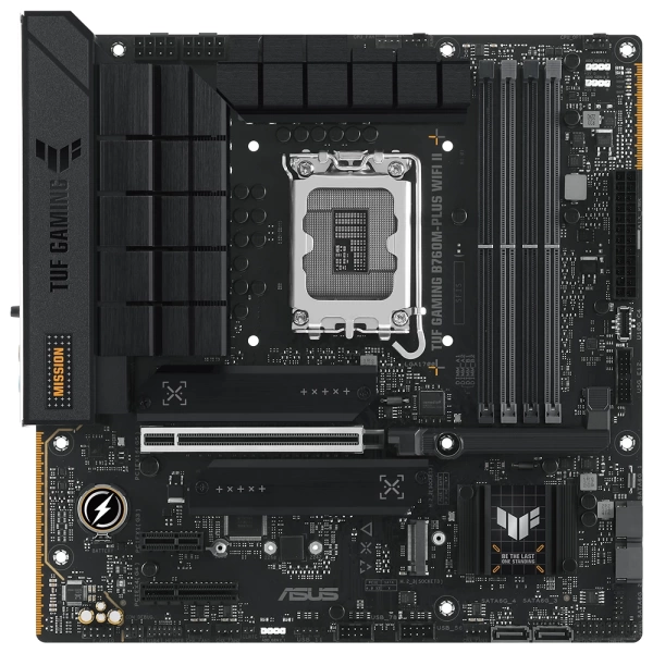 Asus TUF GAMING B760M-PLUS WIFI II DDR5 7800MHz (OC) RGB M.2 1700p mATX Anakart