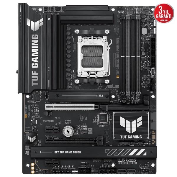 Asus TUF Gaming B850 Plus WIFI DDR5 8000Mhz (OC) M.2 AM5 ATX Anakart