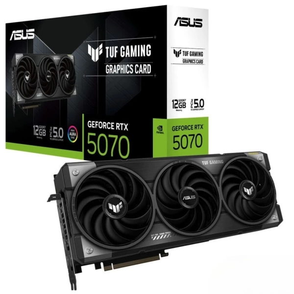 Asus TUF Gaming GeForce RTX 5070 12GB DLSS 4 192 Bit GDDR7 Ekran Kartı