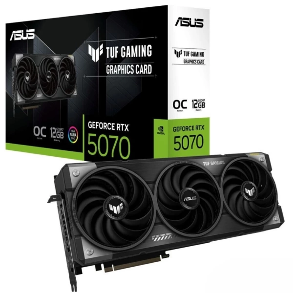 Asus TUF Gaming GeForce RTX 5070 OC 12GB DLSS 4 192 Bit GDDR7 Ekran Kartı