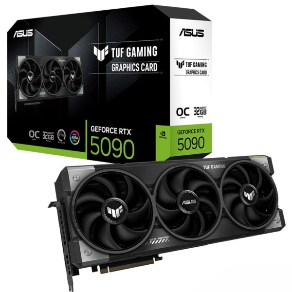 Asus TUF Gaming GeForce RTX 5090 OC 32GB DLSS 4 512 Bit GDDR7 Ekran Kartı