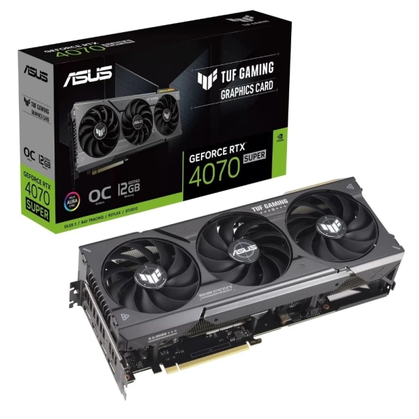 Asus TUF GeForce RTX 4070 Super OC 12GB GDDR6X 192 Bit Ekran Kartı