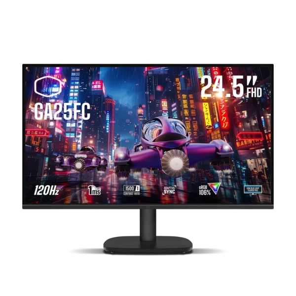 Cooler Master 24.5 GA25FC 1ms 120Hz Adaptive Sync IPS FHD Gaming Monitör