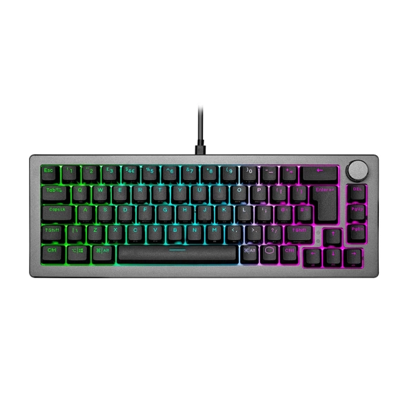 Cooler Master CK720 Siyah RGB Hot Swap %65 Kailh Box White Switch Mekanik Kablolu Gaming Klavye