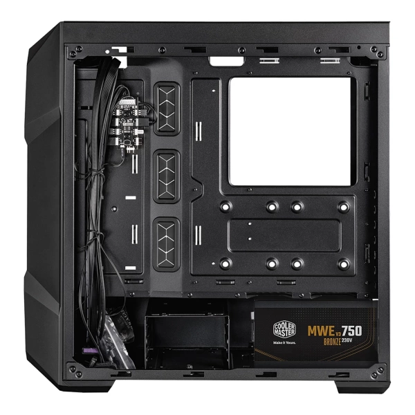 Cooler Master MasterBox TD500 V2 Tempered Glass ARGB 750W 80+ Bronze ATX 3.1 USB 3.2 ATX Mid Tower Kasa