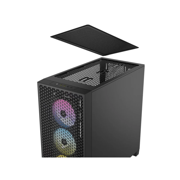 Corsair iCUE 3000D AIRFLOW Tempered Glass USB 3.2 Siyah ATX Mid Tower Kasa