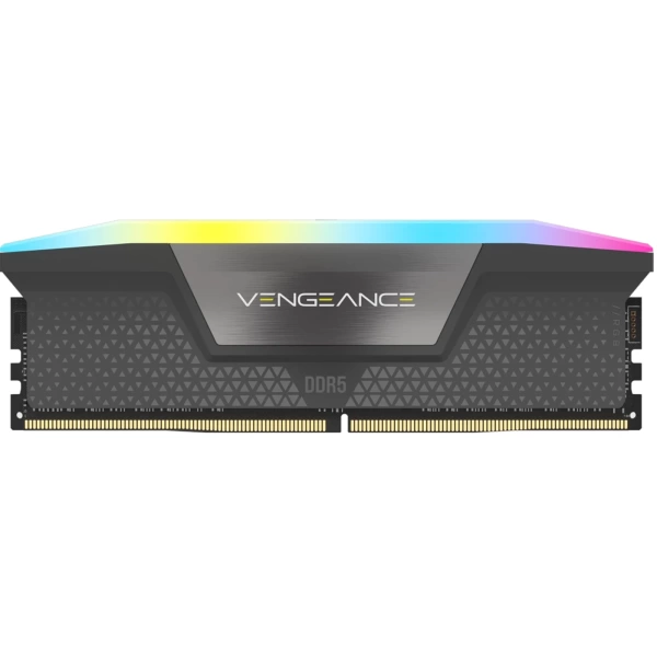 Corsair 32GB(2x16) Vengeance RGB 6400MHz CL32 DDR5 Siyah Dual Kit Bellek