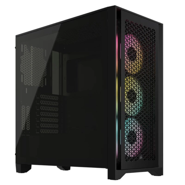 Corsair iCUE 4000D RGB AIRFLOW 850W 80+ GOLD ATX 3.0 Tempered Glass Siyah ATX Mid Tower Kasa