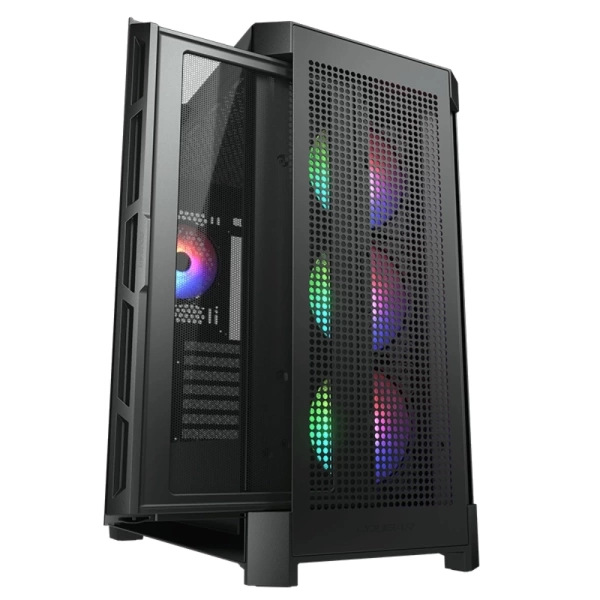 Cougar Airface PRO RGB Siyah 850W 80+ Gold E-ATX Mid Tower Gaming Kasa (CGR-5AD1B-AIR-RGB)