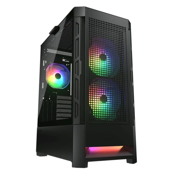 Cougar Airface RGB Mesh Siyah 700W 80+ E-ATX Mid Tower Gaming Kasa (CGR-5ZD1B-AIR-RGB-C)