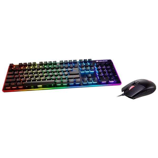 Cougar DF2 Deathfire EX Rainbow Hibrit Gaming Klavye + Mouse Set