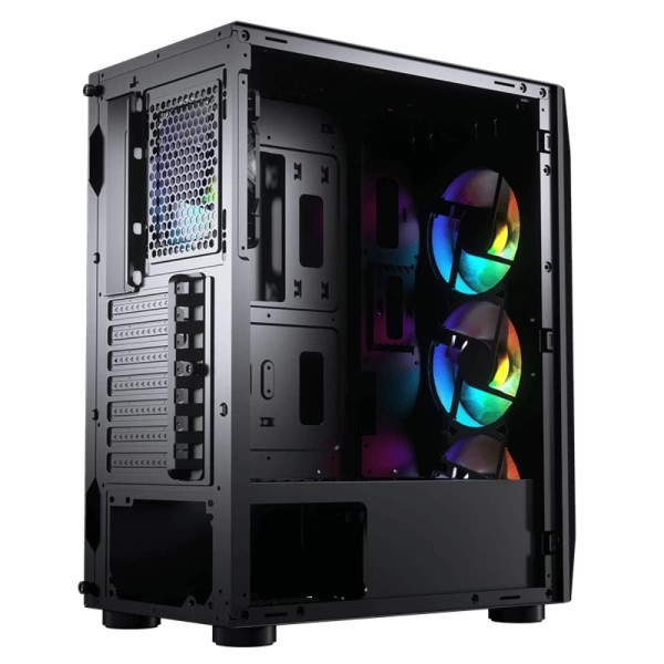 Cougar MX410 MESH-G-RGB 650W 80+ ATX Mid-Tower Gaming Kasa (CGR-5VM6B-MESH-G-RGB)