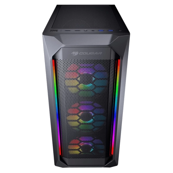 Cougar MX410 MESH-G-RGB 650W 80+ ATX Mid-Tower Gaming Kasa (CGR-5VM6B-MESH-G-RGB)