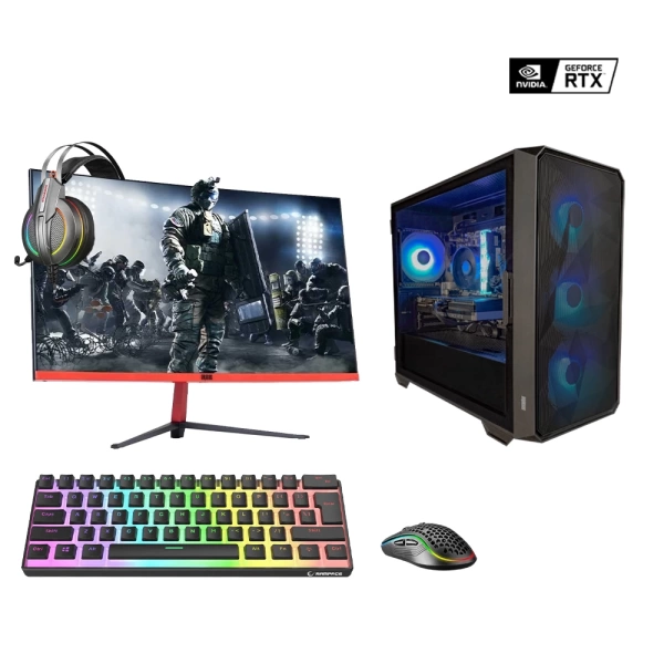 CRTG89 Core i5 12400F 16GB DDR4 512GB NVMe RTX 3050 24 İnç Gaming Hazır Sistem