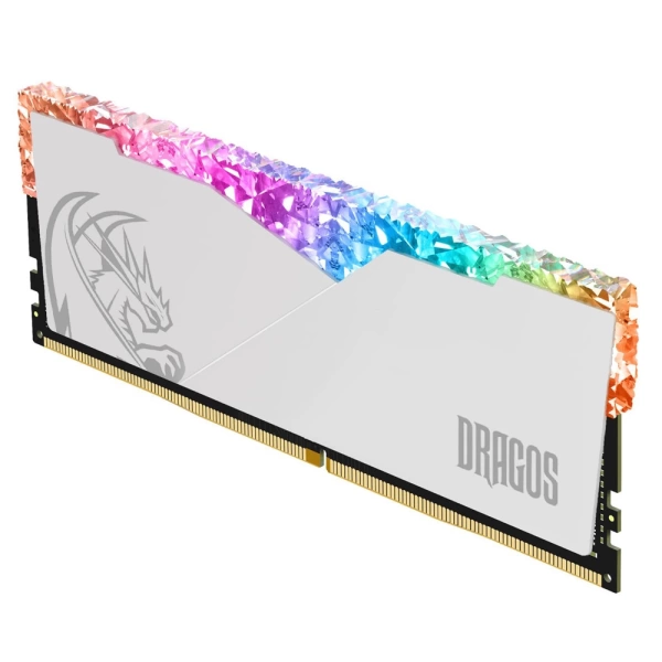 Dragos Edgehorizon N 8GB DDR4 3200MZ CL22 1.2V Soğutuculu RGB Beyaz Ram