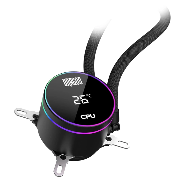 Dragos FrostBite 240 Black ARGB Digital 240mm Intel-AMD Uyumlu Sıvı Soğutucu