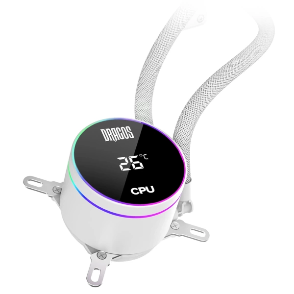 Dragos FrostBite 360 White ARGB Digital 360mm Intel-AMD Uyumlu Sıvı Soğutucu