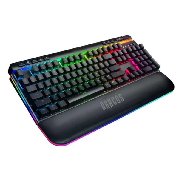 Dragos Infinity Pro INF500P USB Kablolu Full RGB Kablolu Full Rgb Makro Gaming Klavye Mekanik Red Switch Mekanik RGB Gaming Klavye