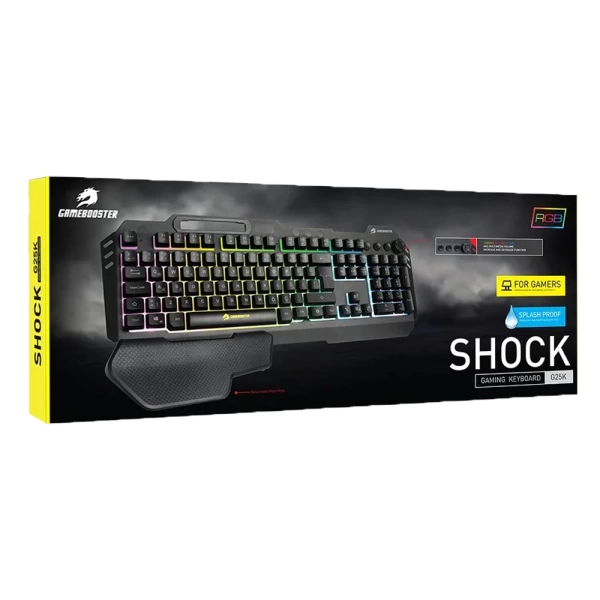 GameBooster G25K Shock RGB Membrane Gaming Klavye