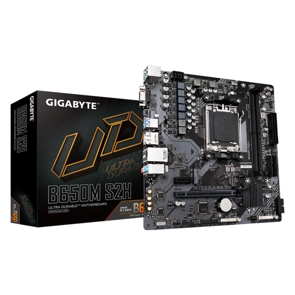 Gigabyte B650M S2H 7200MHz (OC) DDR5 M.2 AM5 mATX Anakart