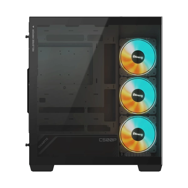 Gigabyte C500 Panoramic Stealth Glass USB 3.0 Type-C Siyah ATX Mid Tower Kasa